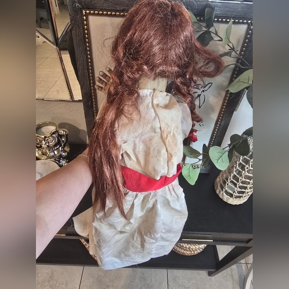 32" Tall Grim Girl Doll Halloween Prop Motion-Activated Spooky Creepy Decoration - Picture 5 of 7